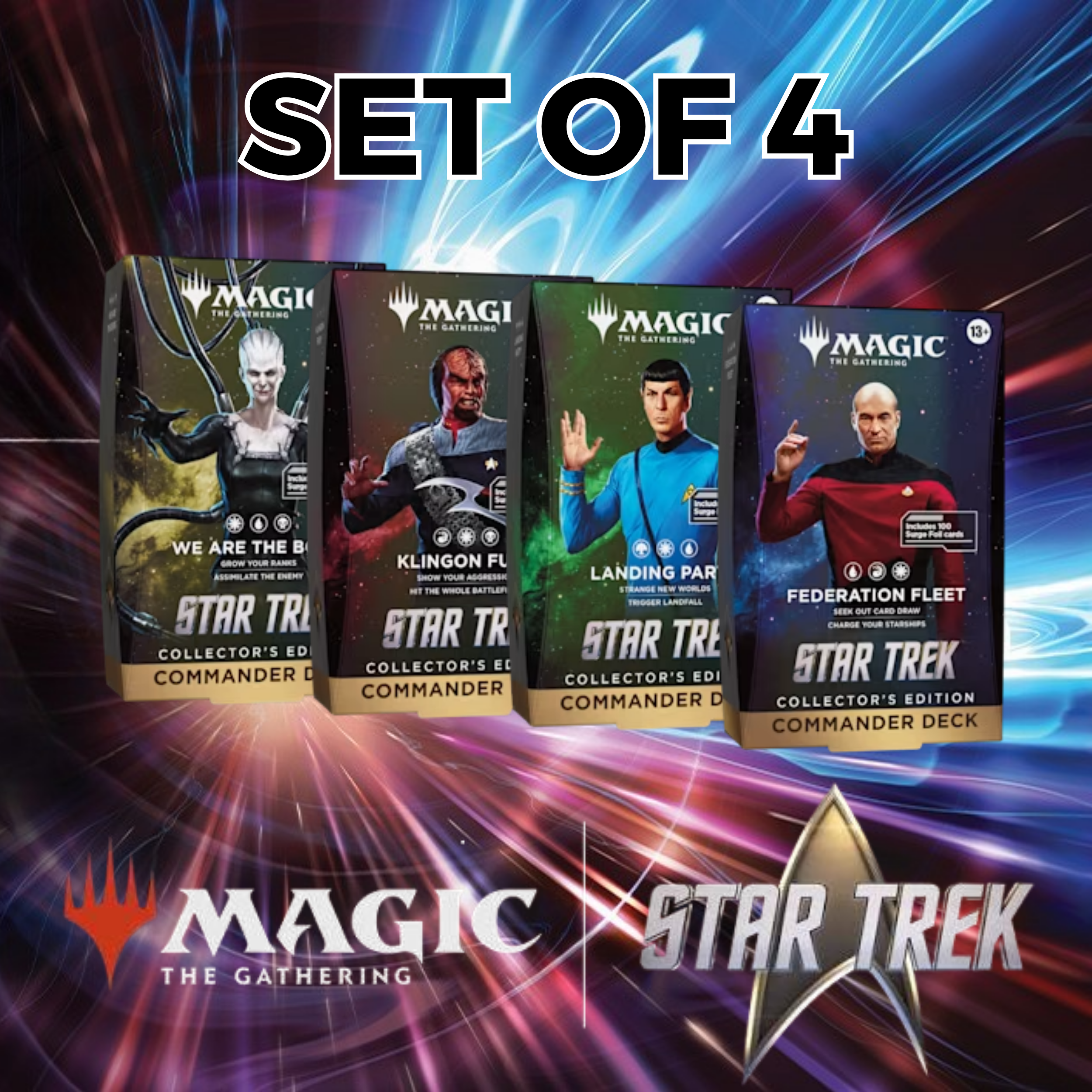 trk cmd collector decks set of 4